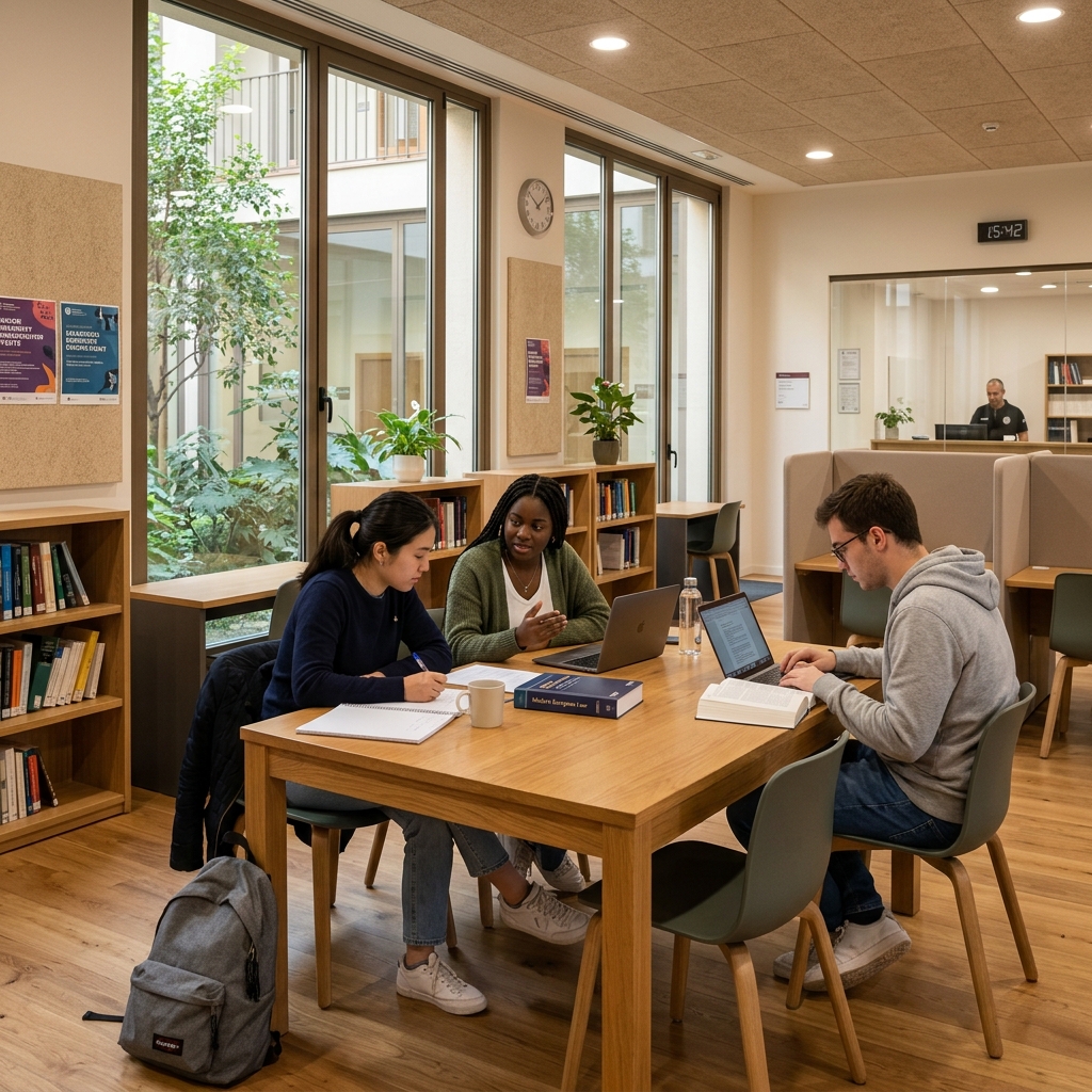 Premium student accommodation interior